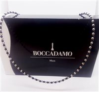 Collana Boccadamo Uomo Man in Argento Cristallo MGR064N - MGR064N